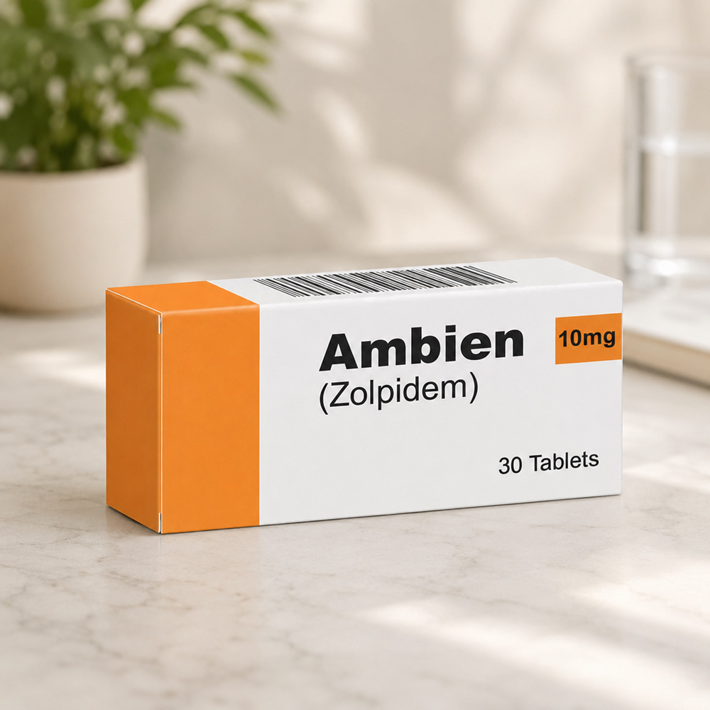 Ambien (Zolpidem Tartrate) 10mg – Pack of 30