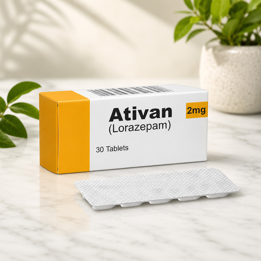 Ativan (Lorazepam) 2mg Tablets – Pack of 30